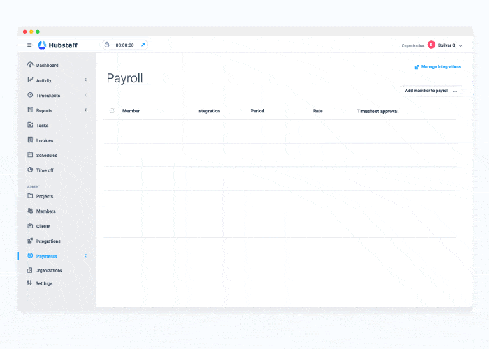 Hubstaff can streamline payroll for your organization