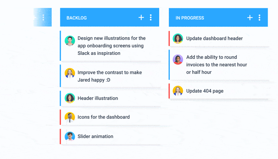 Tasks workflow