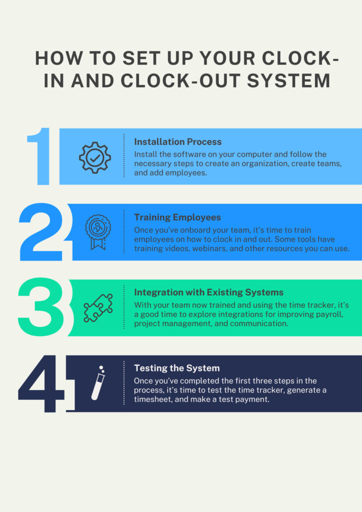 How to Set Up Your Clock-In and Clock-Out System